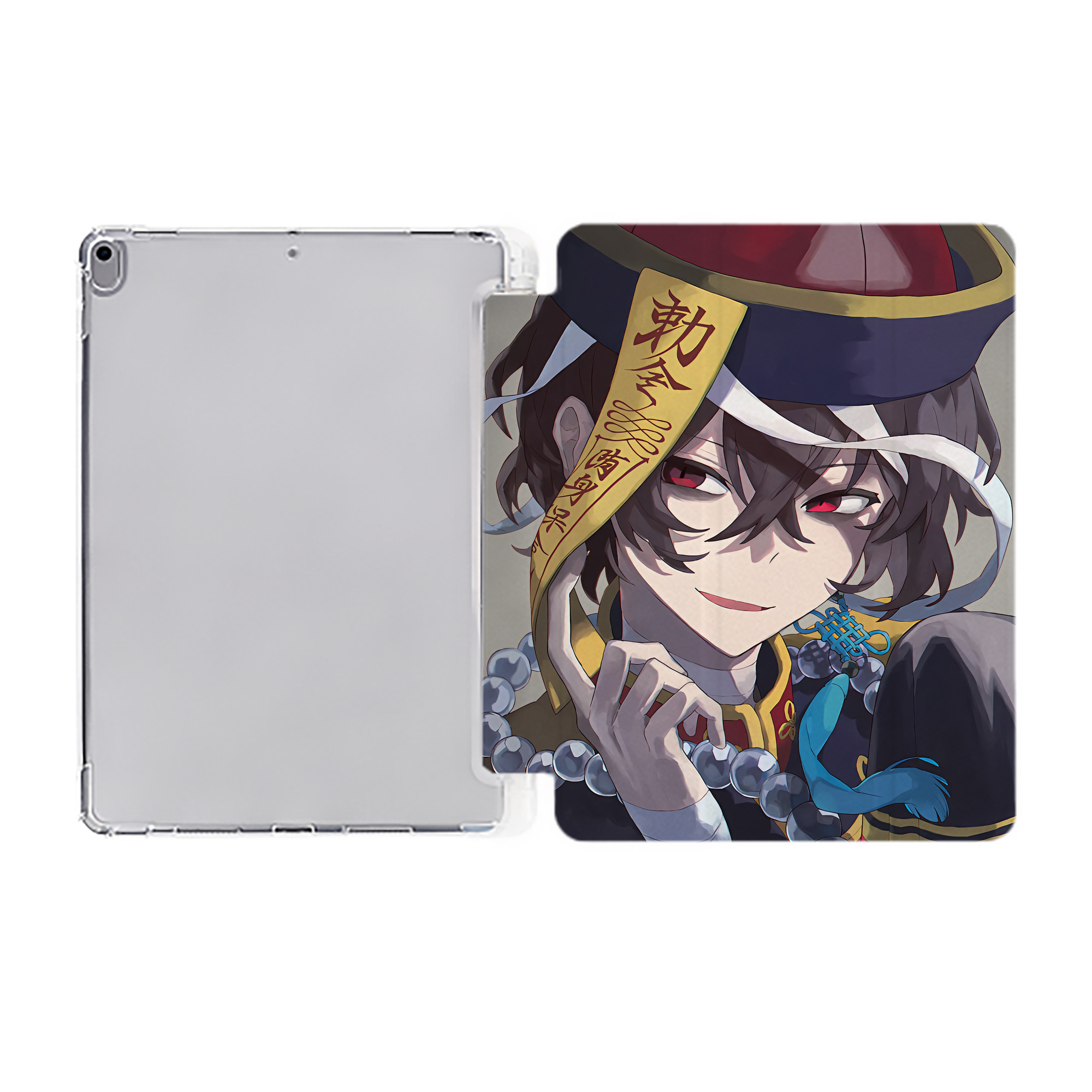 （画像用） 文豪ストレイドッグス Bungo Stray Dogs IPad ケース ペン収納付き 三つ折りスタンド PUレザー×シリコン 対応機種9.5/10.5/10.9インチ